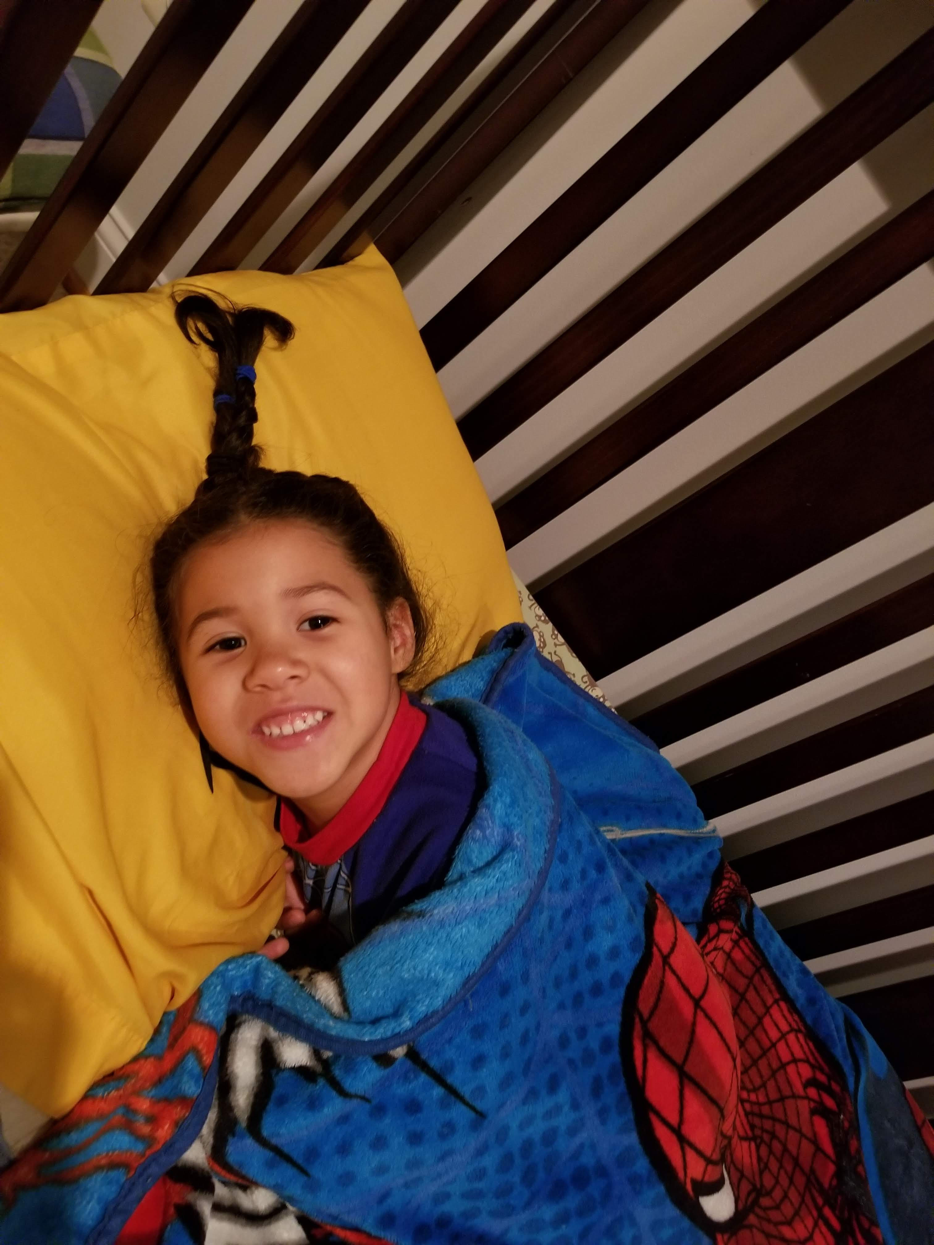 My son on his first day of 1st grade