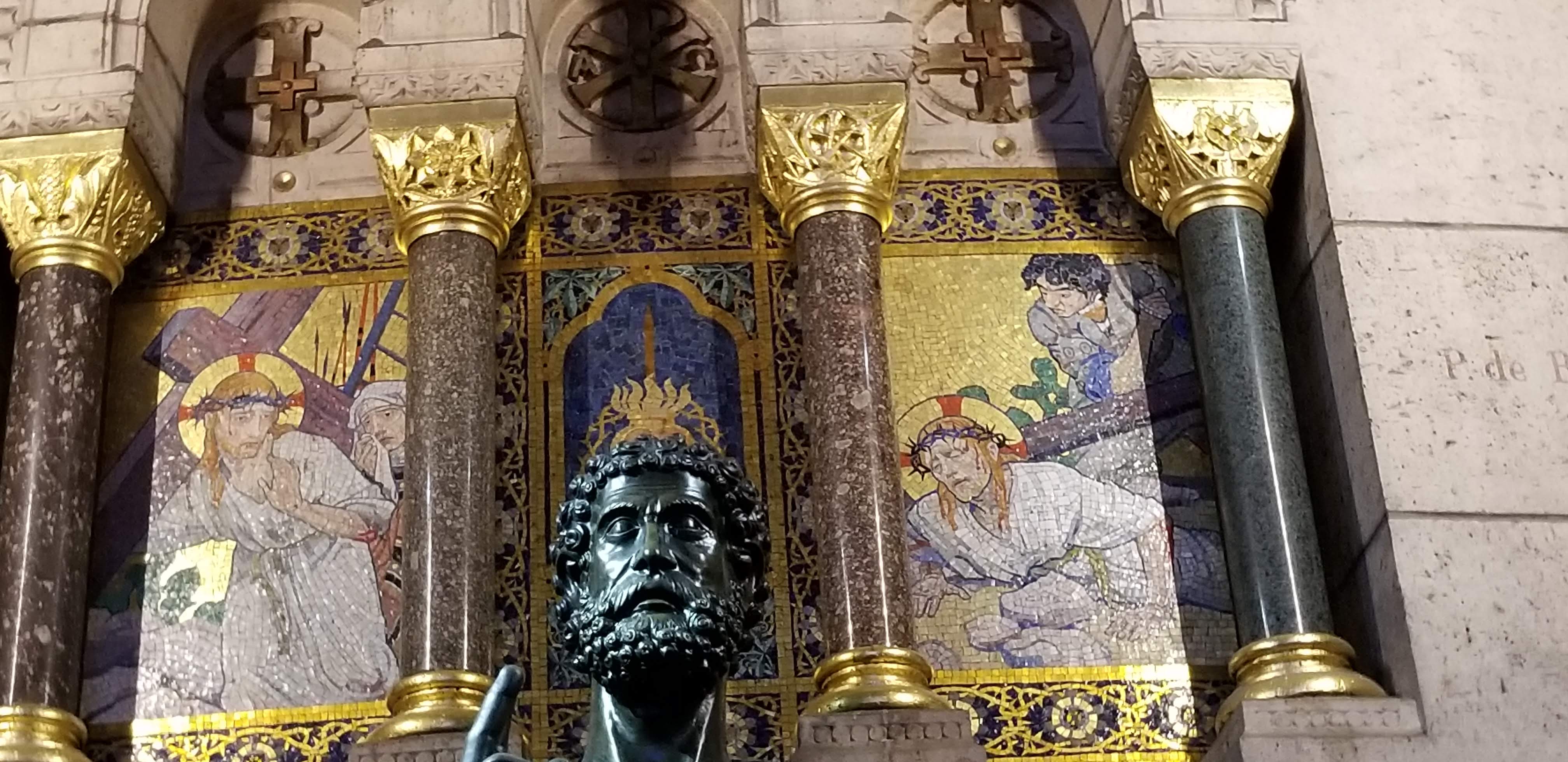 Inside Sacre Coeur Paris May 2019