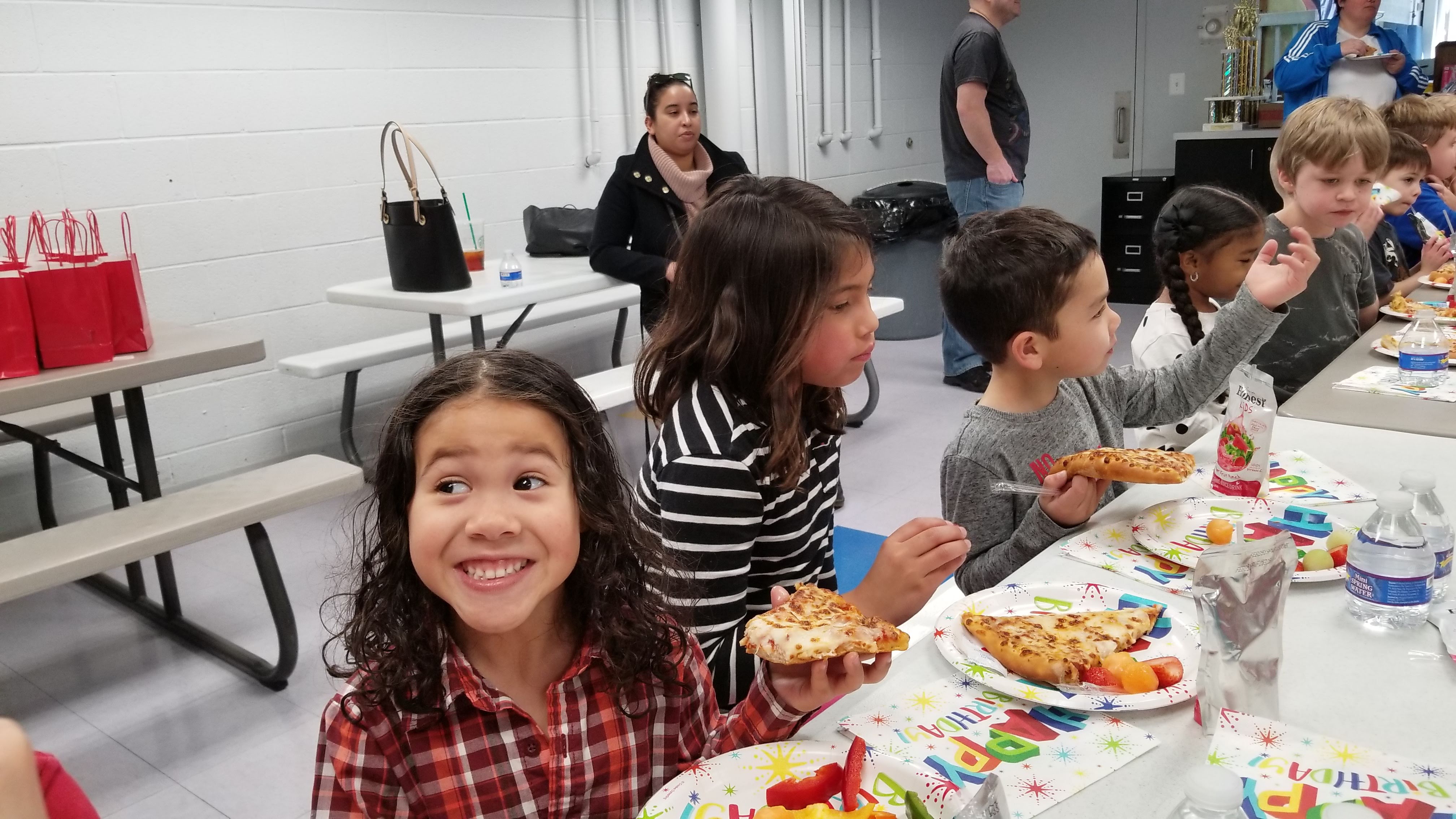 Children's birthday party with my son
