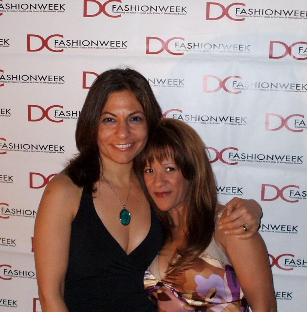 Me and Hila at DC Fashion Week 2008 Industry Networking Party at Senate Square