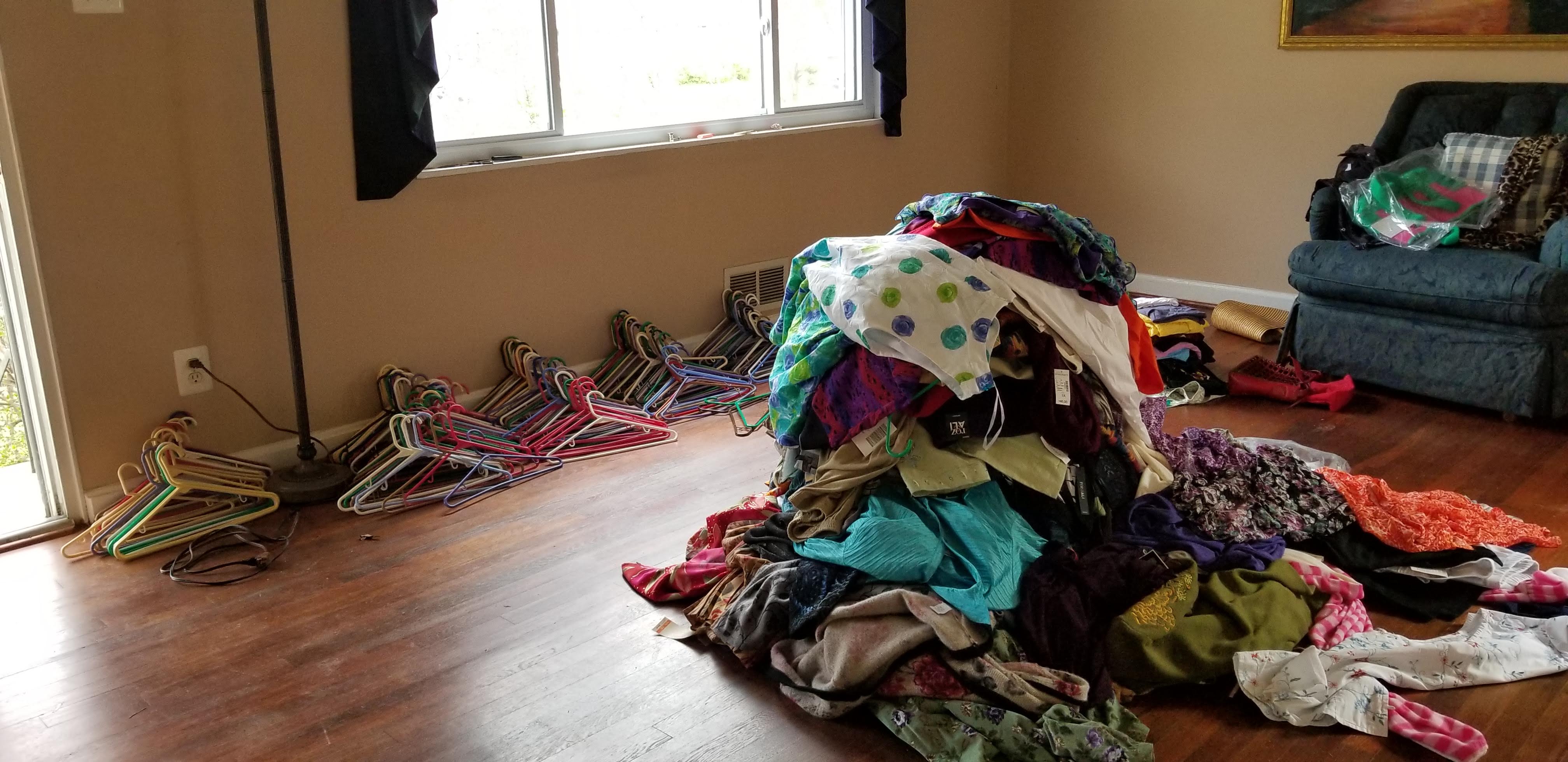 Organizing Client Closet 2019