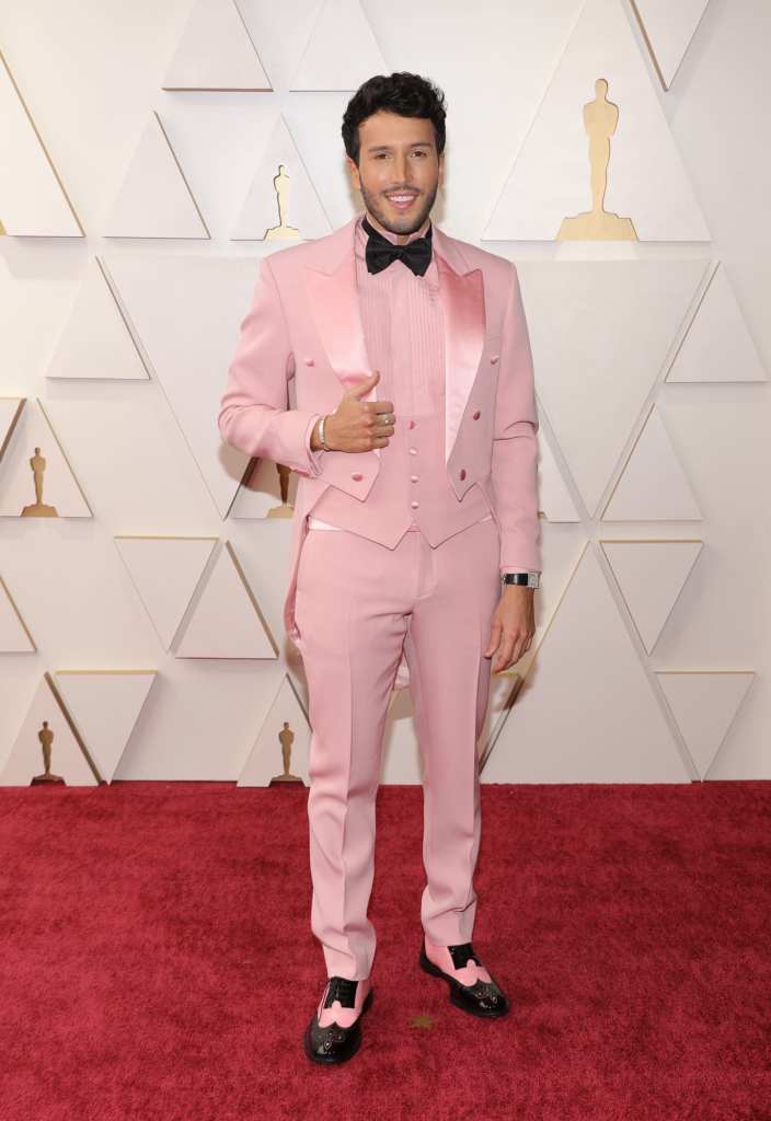 Sebastián Yatra on the Oscars' Red Carpet 2022