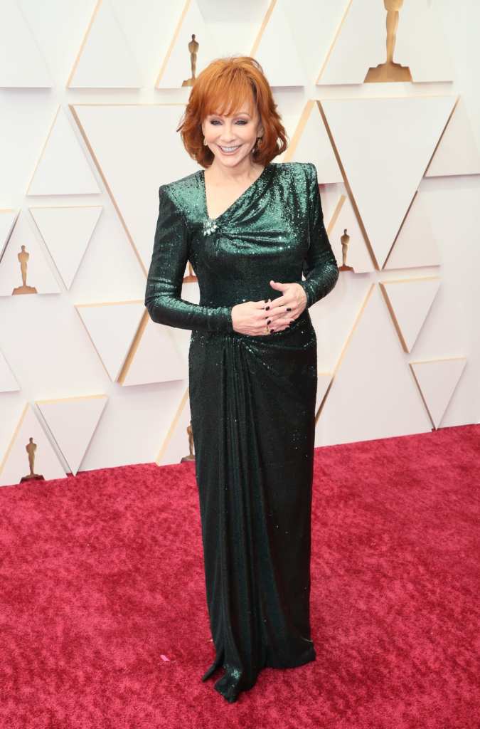 Reba McEntire on the Oscars' Red Carpet 2022