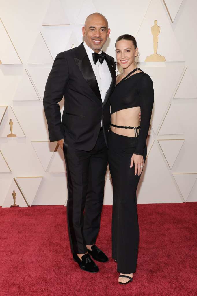CEO of Recording Academy Harvey Mason Jr. & Britt Burton on the Oscars' Red Carpet 2022