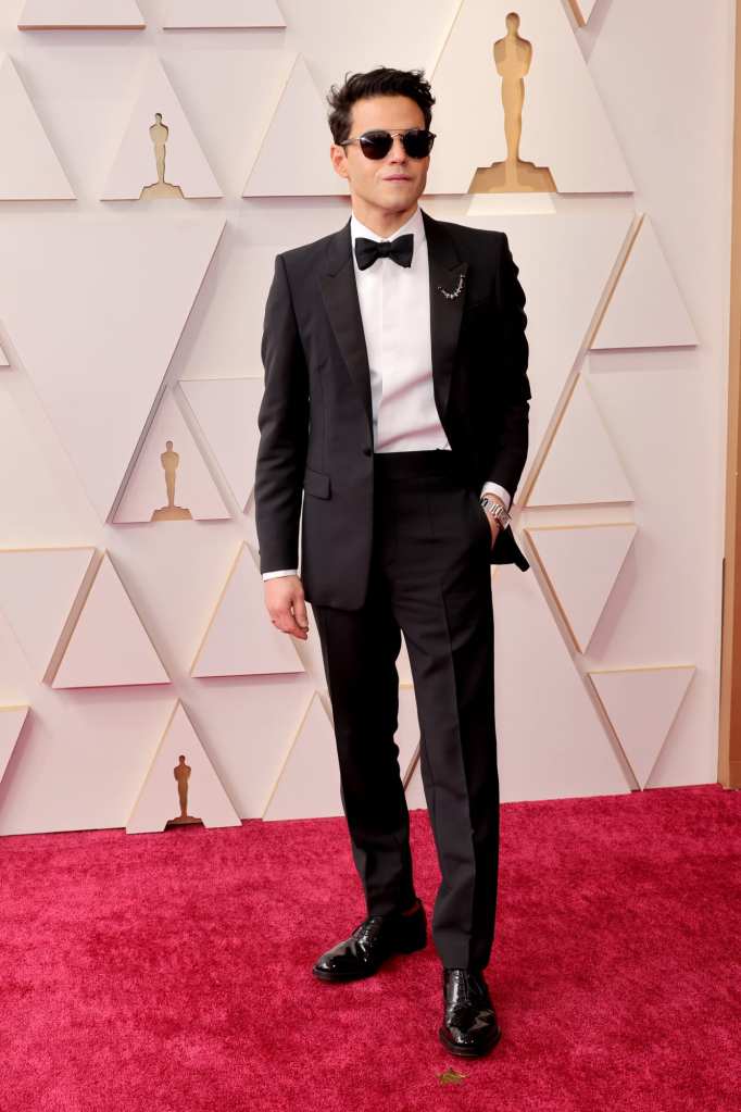 Rami Malek on the Oscars' Red Carpet 2022