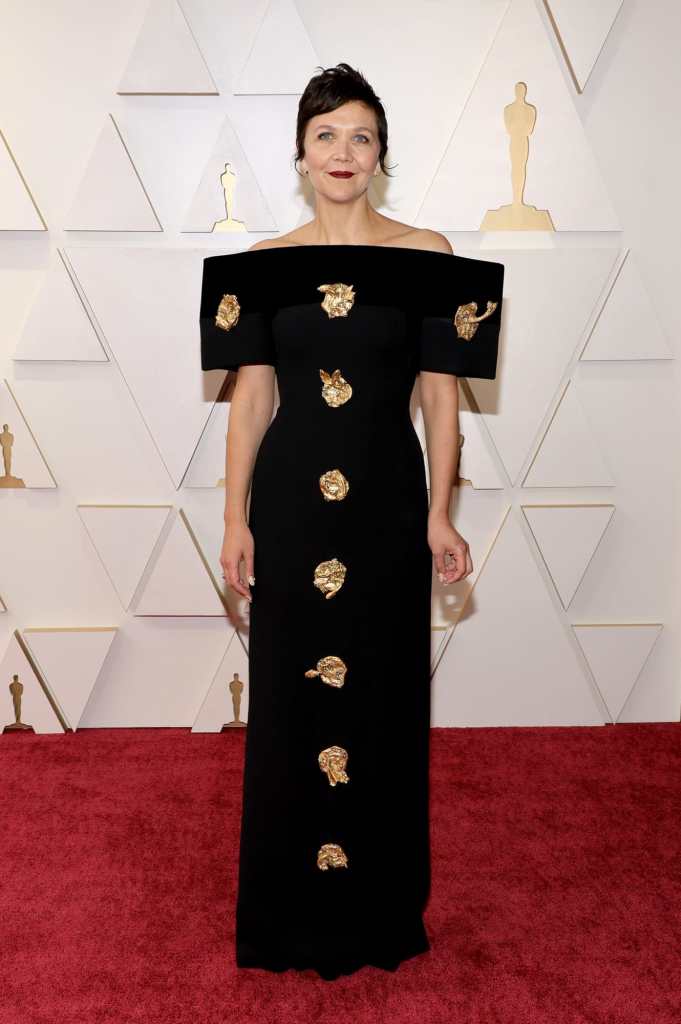 Maggie Gyllenhaal on the Oscars' Red Carpet 2022