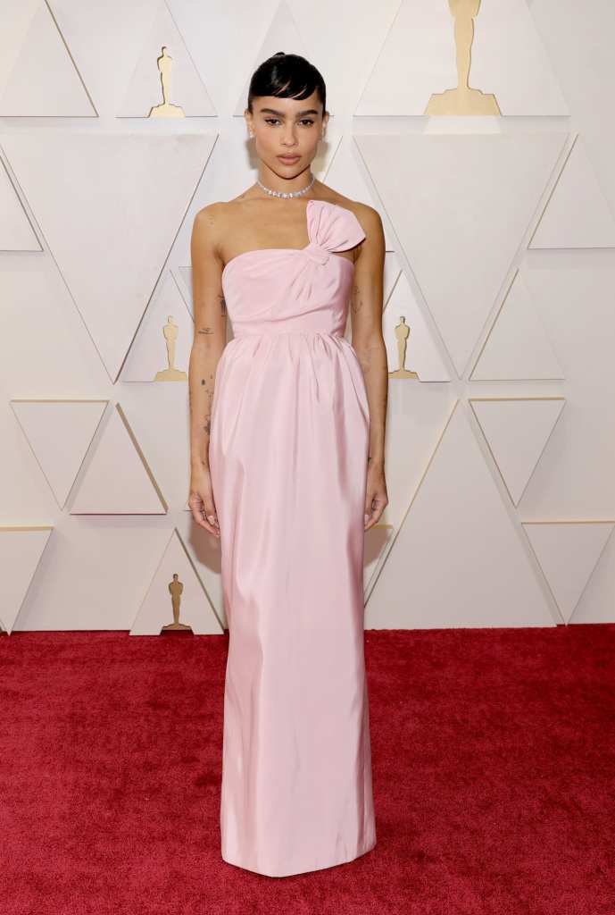 Zoe Kravitz on the Oscars' Red Carpet 2022