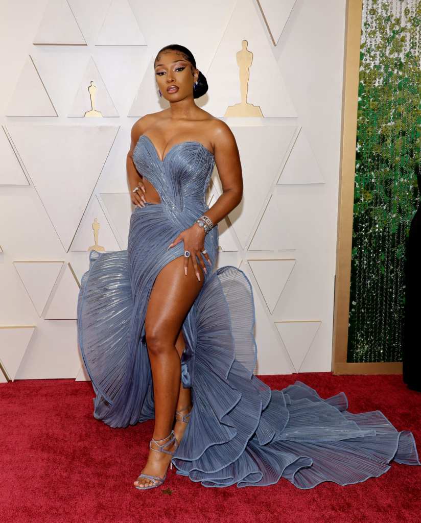 Megan Thee Stallion on the Oscars' Red Carpet 2022