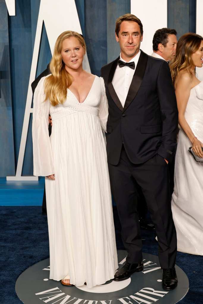 Amy Schumer & Chris Fischer Vanity Fair Oscars After Party